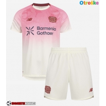 Otroške Nogometnih dresov Bayer Leverkusen Gostujoči 2025-26 Kratki rokavi (+ hlače)